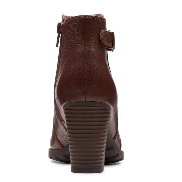 NEW Clarks Collection Verona Leather Gleam Booties - Picture 11 of 15